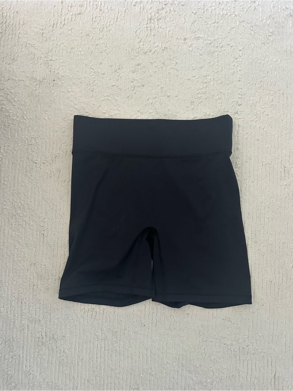 Black Women's High-Rise Performance Shorts